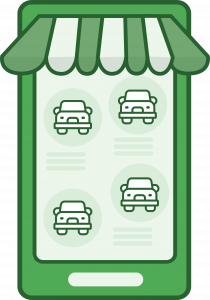 car marketplace icon