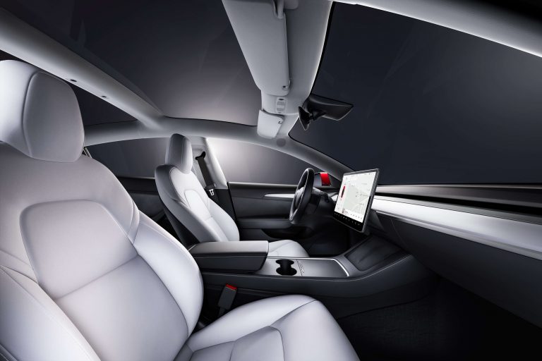 Tesla Model 3 front seats