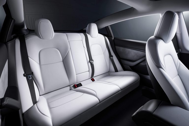 Tesla Model 3 back seats