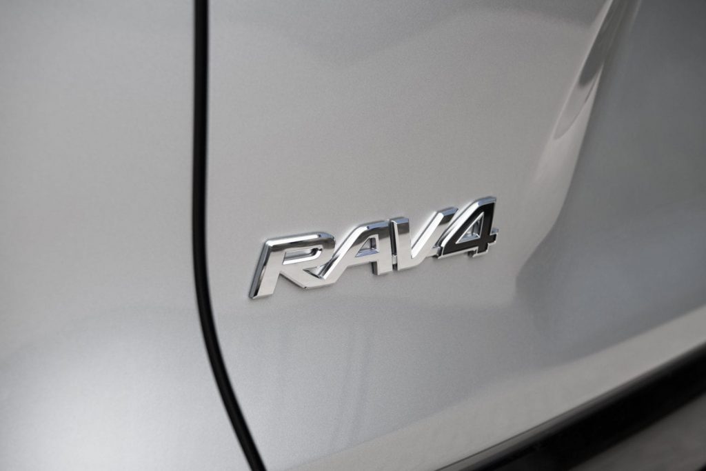2022 Toyota Rav4 tailgate emblem