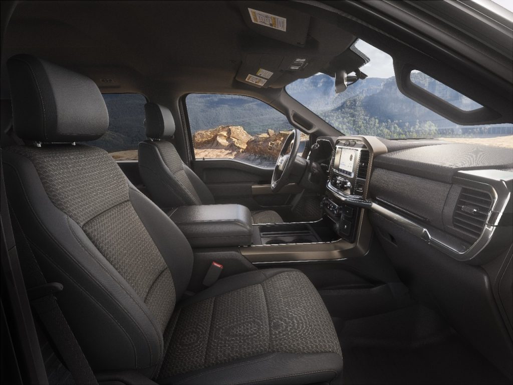 2023 Ford F150's roomy interior